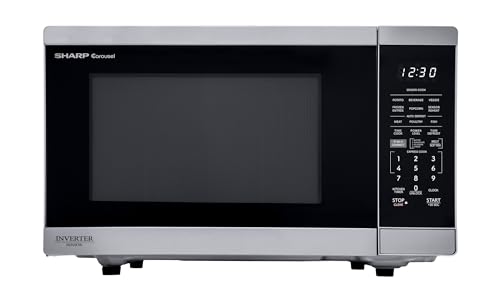 SHARP Countertop Microwave Oven Compatible with Alexa Orville Redenbacher's Certified with Removable...