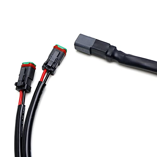 Cable divisor DTP Deutsch 2 vías 20 pulgadas para luces LED miniatura 3
