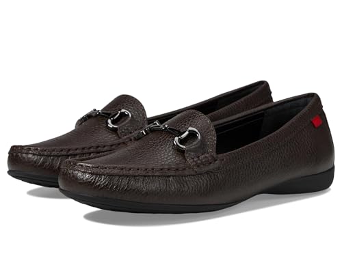 Image of Women's Genuine Leather Slip on Buckle Loafer