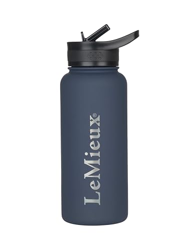 Botella de bebidas LeMieux Lagoon termo portátil azul marino 2