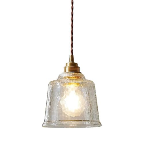 Lámpara Colgante Vintage de cristal transparente para iluminar tus momentos felices