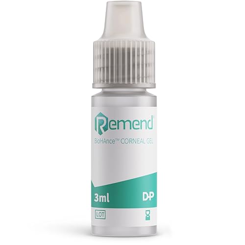 Remend Corneal Gel for Dogs and Cats (by Domes Pharma) - Pet Eye Drops for Dry Eyes Eye Infection Allergies & Cornea Recovery Gentle Eye Care Treatment - 3 ml