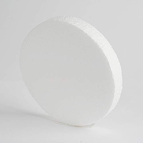 Balsa Circle 12 pcs 8-Inch White Foam Discs for Crafts DIY Kids Art Wedding Birthday Party Home Decorations Supplies