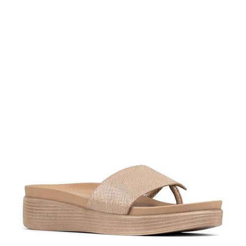 Image of Donald Pliner Women's Fifi Slide Sandals, Women's Summer Sandals, Women's Shoes, Comfortable Open-Toe Casual Flats