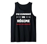 Homme Drole Commencé Un régime il m'a ghosté Humour régime Débardeur