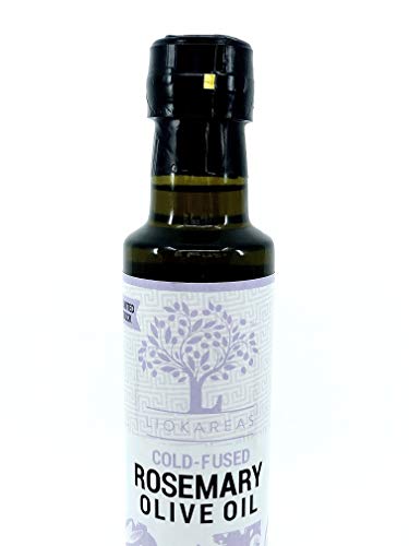 Rosemary Extra Virgin Olive Oil - Cold Fused - Cold Pressed With Fresh Rosemary - Single Sourced - First Pressed - NON-GMO - No Artificial Flavor