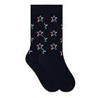 SELENE Meia Cano Longo Street Confortável Respirável Feminina Adulto, Preto, 34-39