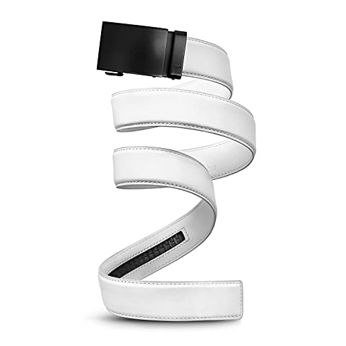 Image of Mission Belt Men's Leather Ratchet Belt, 40mm Metal Collection