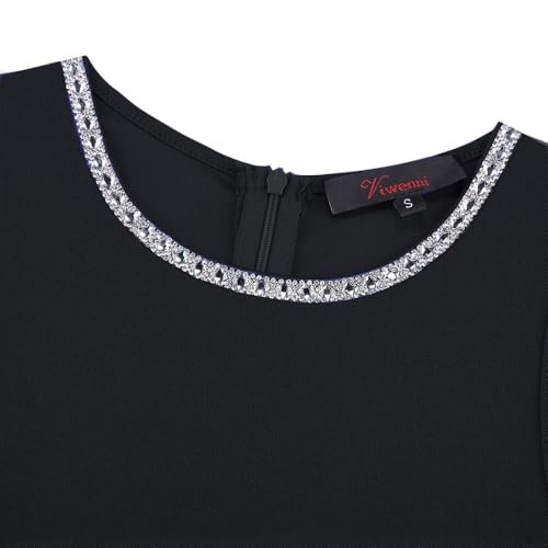 Women's Ruffle Vintage 1950s Party Swing Evening Formal Dresses3