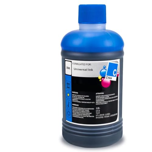 Encre universelle 250ml compatible CISS et kit injecteur pour imprimante Deskjet