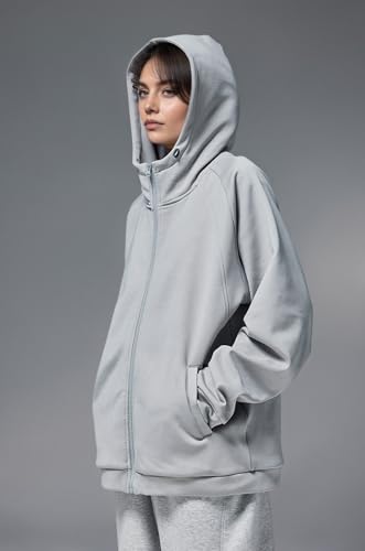 Mens Womens Zip Up Hoodie Oversized Heavyweight Long Sleeve Men Hoodie Casual Streetwear Jacket4