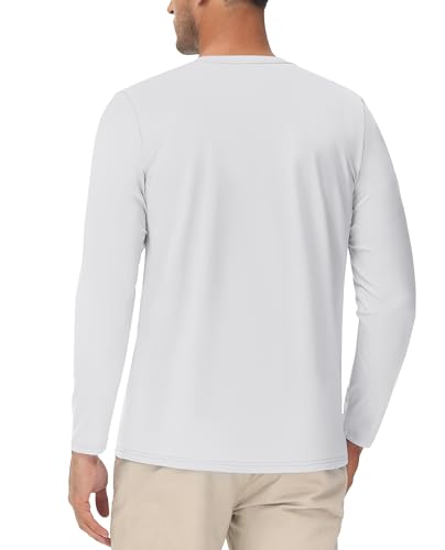 EKLENTSON Men's UPF 80+ Sun Protection Shirts Long Sleeve Rash Gurad Quick Dry Swim Shirt Lightweight3