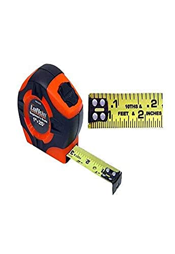 Bon Tool Lufkin PHV1425D Engineers Power Tape 25Foot by 1-Inch Hi-Visibility