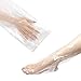 Charmyth Liners Hand or Foot Disposable Thermal Heated Mitt Liners Paraffin Bath Treatments Bags Plastic Pro Cozie Liner Socks and Gloves for Hot Wax Therapy (100)