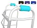 Crutcheze Turquoise Walker Padded Hand Grip Covers Made in USA Moisture Wicking, Antibacterial, Comfort, Fashion, Washable Orthopedic Products Accessories