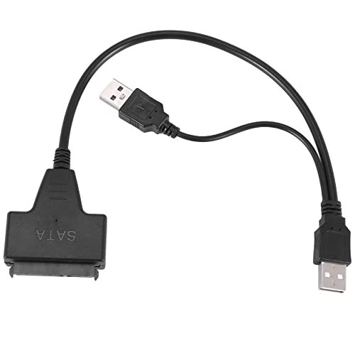 Pasuihcay USB 2.0 to IDE SATA S- 2.5/3.5 inch Adapter for HDD/SSD Laptop Hard Disk Drive Converter Cable, Black