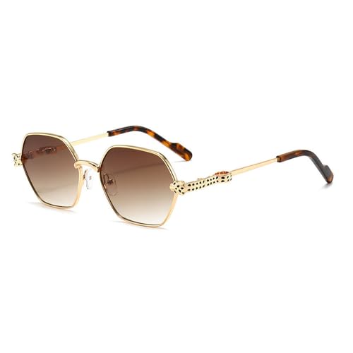 Lunettes de soleil pour femmes et hommes rétro classique en métal avec protection solaire