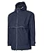 Charles River Apparel Men's New Englander Waterproof Rain Jacket (Reg & Ext Sizes), True Navy/Grey, XL