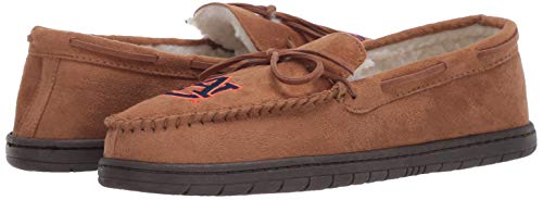 Image of FOCO NCAA Mens NCAA College Team Logo Moccasin Slippers