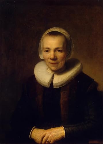 Toile Portrait de Baertje Martens Rembrandt pour créer une ambiance cabinet de curiosités au bureau