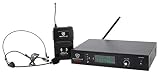 Rockville Professional UHF Headset & Guitar Wireless Microphone System, Single (RWM60U)