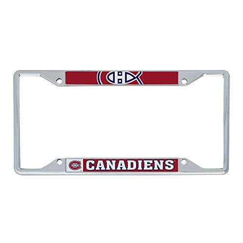 Desert Cactus Montréal Canadiens Car Accessories NHL Team National Hockey League Metal License Plate Frame for Front or Rear of Car (Up Close)