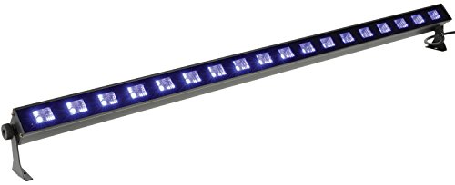 QTX UVB-18 Ultravolet 18 LED Bar Light Show Stage Blacklight Plug & Play 3W UV