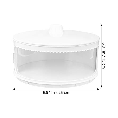 Cabilock — Capa transparente para suporte de bolo, cúpula de queijo de acrílico para decoração de so