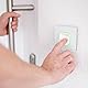EKEY 203703 xLine Fingerprintset (Fingerprint Weiß, Glasrahmen Weiß, Controller), Biometrische Zutrittslösung zur Unterputzmontage, 0,4 W, 12-24 V, Weißer Fingerprint