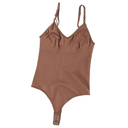 YYDPYZBD Shapewear Costrado De Una Pieza De Una Pieza Shaper De Talla De Talla De Talla De Talón De Tallas para Mujeres para Mujeres-café-SG