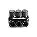 NSI IPLD250-3 3 250 MCM, 6 AWG Insulated Multi-Cable Connector Block, Either Side Wire Entry, 3 x 1 x 2 inches, Black