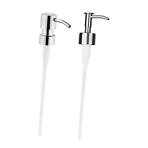 Zerodeko 2pcs Replacement Pump Nozzles for Liquid Soap Lotion Dispensers Pump Nozzles for Home Bathroom