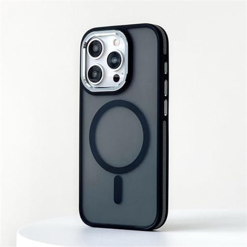 Étui de charge sans fil pour iPhone 11 à 15 Pro Max coque rigide anti-dérapante