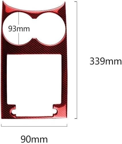 Embellecedor de panel portavasos antiarañazos para Porsche Macan 4