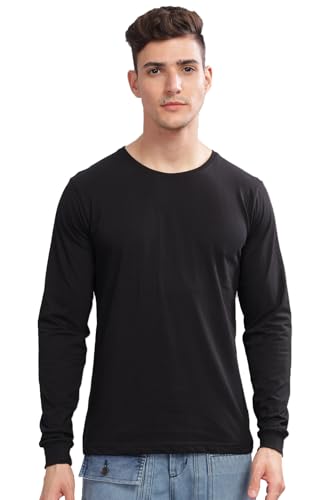 Image of ADRO Full Sleeve Tshirt for Men | Colorblock T Shirt for Men | 100% Cotton Tshirt | Full Sleeve Regular Fit T-Shirt | Men's Full Sleeves T Shirts