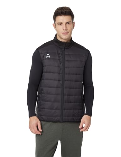 Image of 1a1a Men's Puffer Vest Winter Padded Sleeveless Quilted Jackets for Outdoor Sleeveless Casual Work Travel