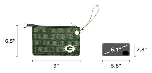 Image of Littlearth NFL Baltimore Ravens Victory Wristlet, Team Color, 9 inch x 6.5 inch | NFL