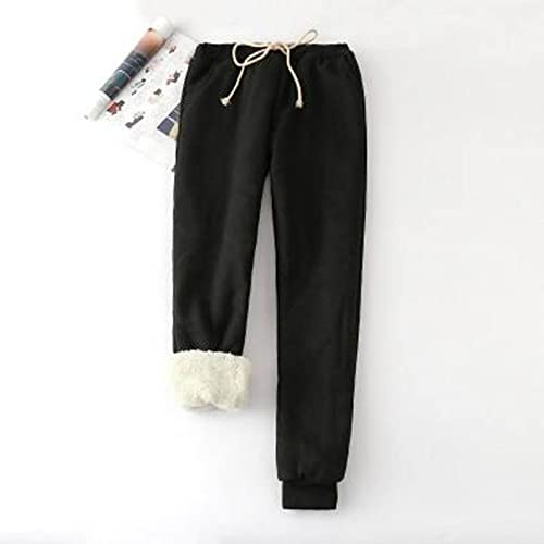 Womens Sweatpants Winter Warm Sherpa Lined Athletic Joggers Lounge Active Fleece Sweat Pants3