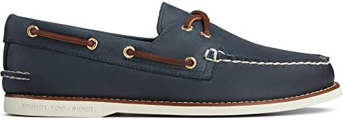 Sperry Men's Gold Cup Authentic Original 2-Eye Boat Shoe, Navy/Brown, 10.5 | Image 5