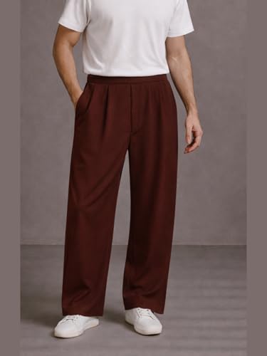 Image of Korean Pants for Man | Trekking Pants | Korean Trousers | Baggy Trackpants for Men - Effortless Style, Confident Feel, Free Movement, All-Day Comfort