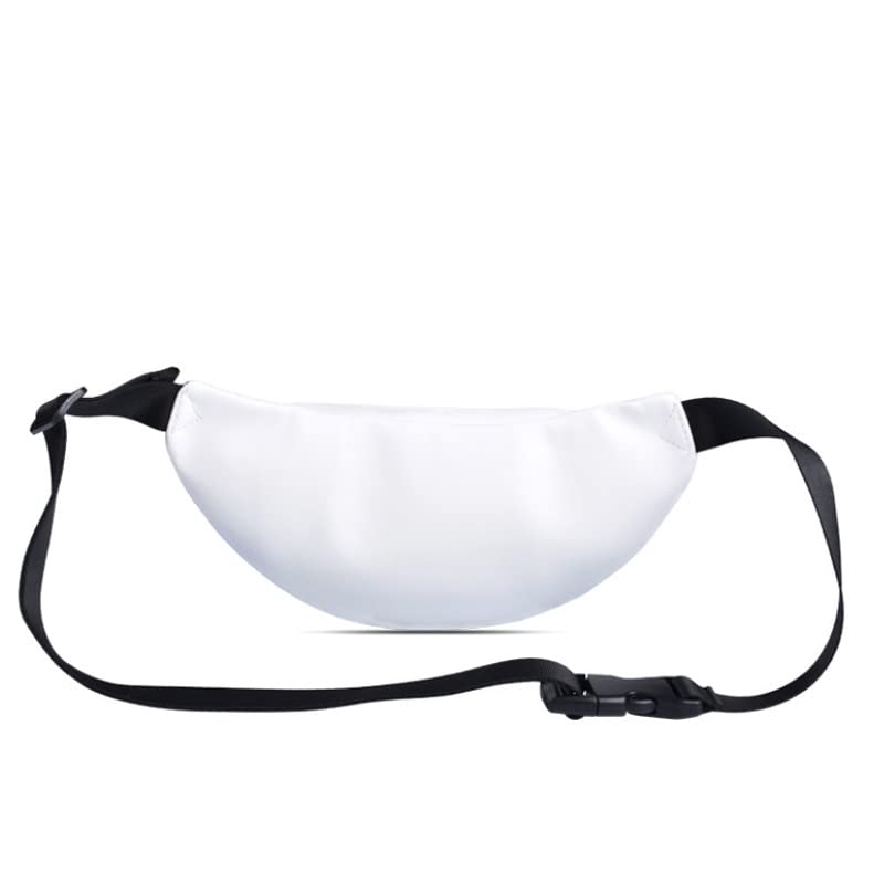 Fashion All-match White Outdoor Travel Shopping Casual Messenger Mobile Phone Fanny Pack4