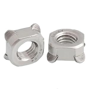 WUPNGS Quadratische Schweißmuttern A Typ 5PCS