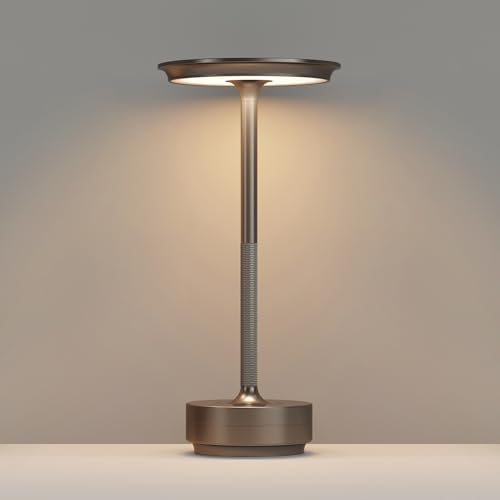 FDIDC Rechargeable Cordless LED Table Lamp 5000mAh, Dimmable