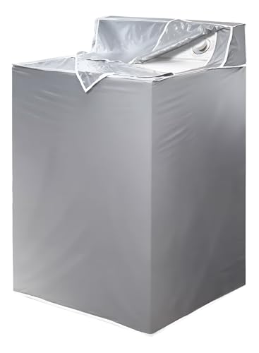 La Mejor Lista de Lavadoras en Bodega Aurrera Precios , listamos los 10 mejores. 44 Funda Lavadora Cubre Lavadora, Protector Impermeable Anti-UV y Resistencia al Polvo y Al Agua Cubierta para Lavadora Carga Superior de Tamaño Ajustable Funda Secadora
