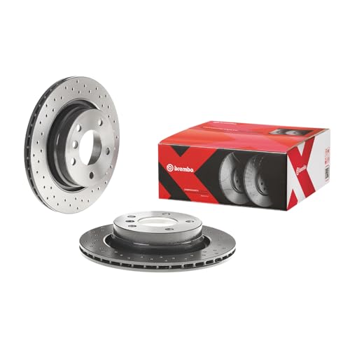 Disque de frein Brembo Xtra 09.7702.1X arrière percé pour BMW