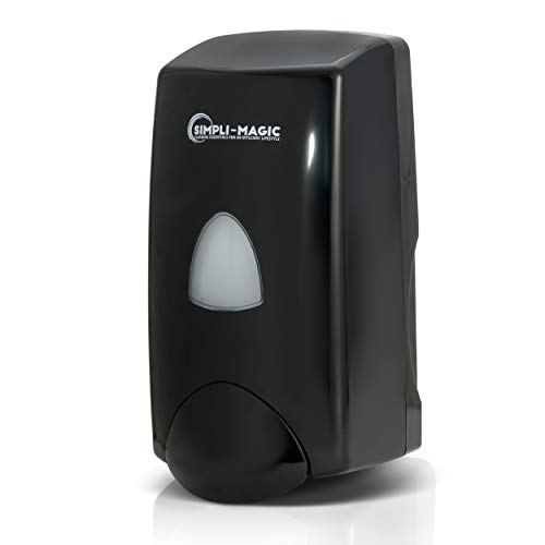 Simpli-Magic Soap or Hand Sanitizer Dispenser, 1000 mL, Black