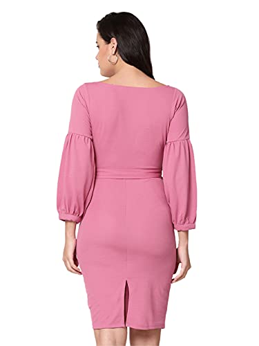 Image of Selvia Women's Mini Lycra Stretchable Knitted Bodycon Dress