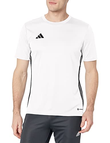 adidas Camisa masculina Equipo 23, Branco/preto, 3G Alto