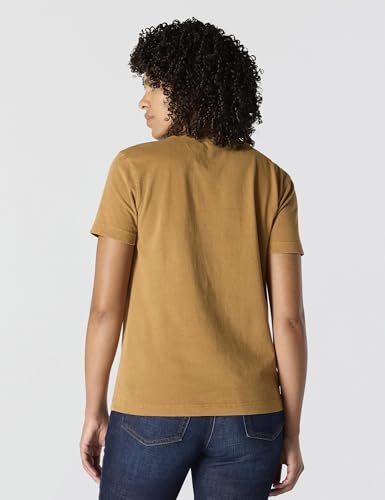 Carhartt Women's Relaxed Fit Lightweight Short Sleeve Garment Dye Pocket T-Shirt, Carhartt Brown, 3X - image 3