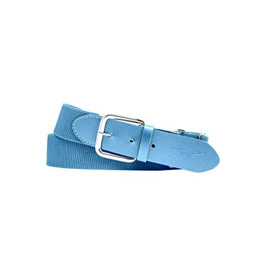 Mizuno boys Baseball Belt, Light Blue, Adult OSFM US